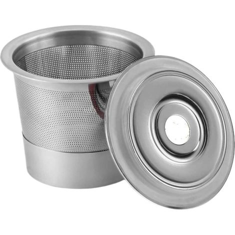 Cápsulas de café reutilizables K-Cup de acero inoxidable (paquete de 2)
