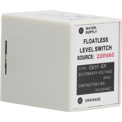Contrôleur de niveau sans flotteur BERM pour liquide, équipement électrique C61FGP 220 V CA (1/5)