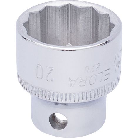 20mm 3/8 Inch Square Drive Elora Bi-Hexagon Socket (Model 25961) (1/5)