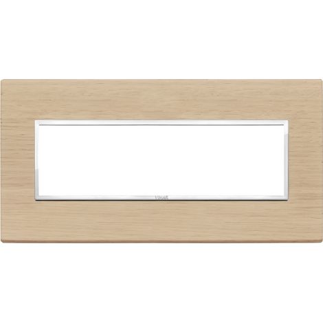 Placca 7M rovere sbiancato Vimar Eikon Evo 21657.32