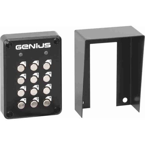 JA108 GENIUS Aluminium-Ziffernblock-Kombinator zur Wandmontage