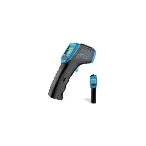 Thermometre Infrarouge, Pistolet De Temperature Laser Numerique Sans Contact -58 °F A 1112 °F (-50 °C A 600 °C) Avec Ecran Lcd, Bleu, Bleu (1/4)