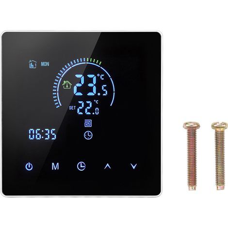 Maximale Temperaturregelung 3500 W, einstellbar von 5 bis 60 °C, digitales LCD-Fernbedienungsthermostat für Tuya AC90V-240V, WLAN-fähig (1/5)