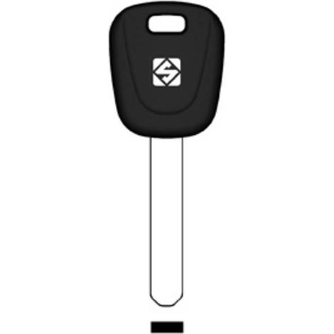 2 x SILCA HON66TE CHIAVE TRANSPONDER VUOTA NICHEL