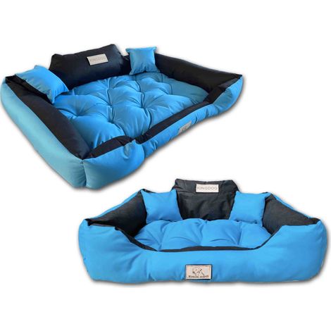 Panier pour chien KINGDOG 145x115 cm personnalisé imperméable bleu (1/5)