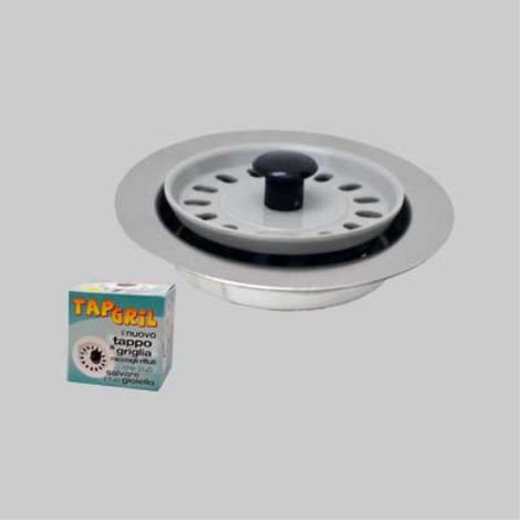 Tappo a griglia per lavelli flangia ø 70 MARY PLAST