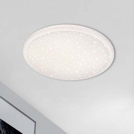 [GEBRAUCHT] B-Ware Deckenleuchte Lampe Briloner LED Style Fernbedienung weiß Metall Kunststoff (1/2)