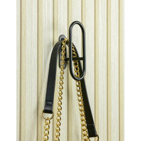 Cime patere murale loop 1 tete acier noir mat charge 3 kg 266474892 266474892 266474892 (1/5)