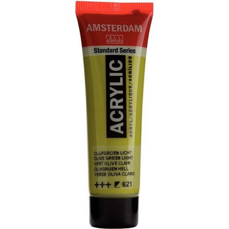 Peinture acrylique - Amsterdam - Standard - 20 Ml - Vert - Haute résistance à la lumière (1/2)
