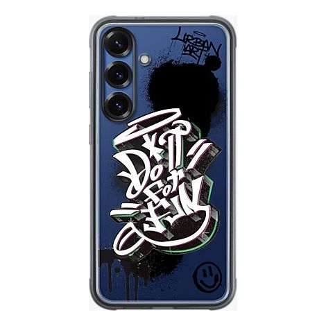 Samsung Flipsuit Schutzhülle aus robustem Silikon für Samsung Galaxy S25+ - Schwarz
