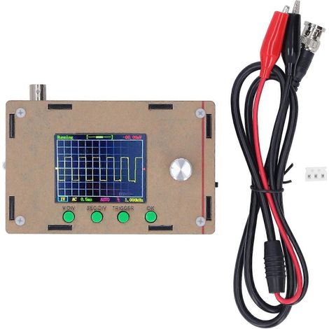 Digitales Oszilloskop, 2,4 Zoll LCD, 200 kHz Bandbreite, 1 MSa/s, 9 V DC-Signalwellenform, tragbares Oszilloskop