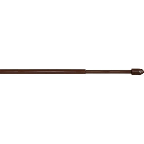 STANGHETTA TONDA A VITE 'BERLINO' Ø 8 mm. - cm 30 50 - marrone - blister 2 pz - ERREBI