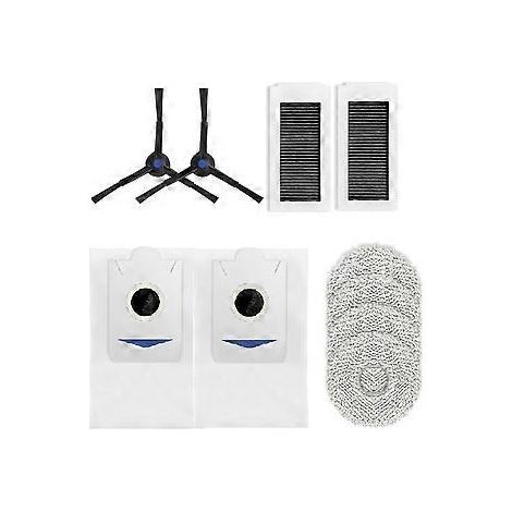 Accessoires pour robot aspirateur X5 PRO : sac à poussière, consommables pour balai, brosse rotative latérale, éléments filtrants (A) (1/5)