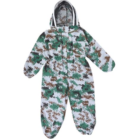 Combinaison apicole à double fermeture éclair, veste de protection pour apiculteur, tenue de travail résistante pour l'élevage des abeilles, fournitures professionnelles. (1/5)