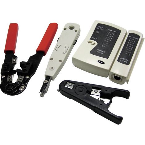 Logilink Kit di strumenti per rete nero WZ0012 (1/5)