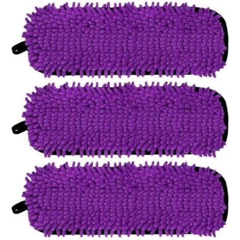 Lntyq Lot de 3 tampons de rechange réutilisables compatibles avec Swiffer PowerMop, tampons en microfibre pour balai pulvérisateur Swiffer 15'', tampons PowerMop lavables utilisés pour les pl (1/5)