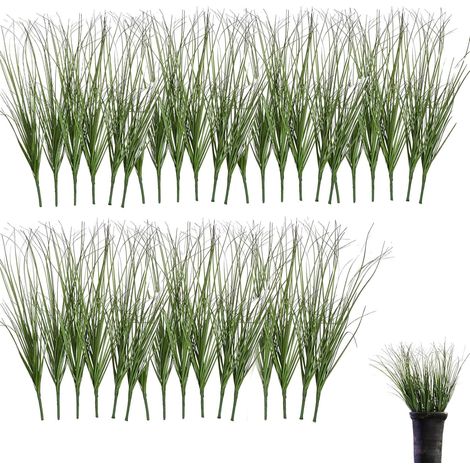 40 Botteilles de Fausses Plantes comme Vraies, 25 cm Plante Artificielle Extérieur Verte Résistante aux UV, Imperméable et Plantes Artificielles d'Extérieur pour Maison, Bureau, Jardin, Balcon (1/5)