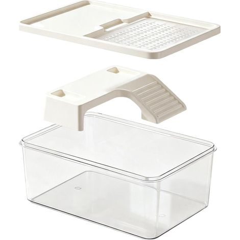 Petit aquarium pour tortue avec couvercle pour reptiles (1/5)