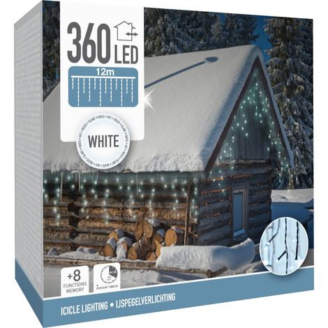 LED Lichterkette koopman weiß 360 Lichter 3 Meter (1/2)