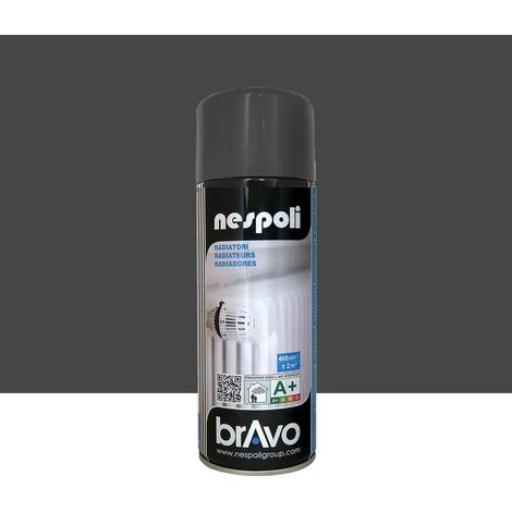Peinture Aérosol radiateurs NESPOLI (180617)- Gris Anthracite 0,4 L (1/2)