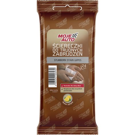 006930 Salviette per la pulizia dell'auto, ideali per lo sporco ostinato, 24 pezzi. (1/5)