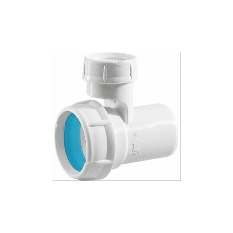 Anti-vide PVC pour siphon Entrée Ø40 Sortie 1''1/2