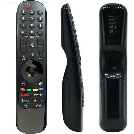 Télécommande LG Smart TV avec pointeur et voix MR22GA, remplacement pour Magic Remote AKB76039902, compatible avec la plupart des téléviseurs LG UHD OLED QNED NanoCell 4K 8K, commande vocale intégrée. (1/5)