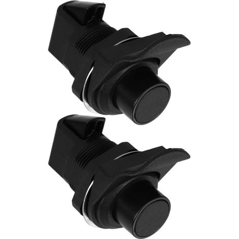 Lot de 2 Loquets à Bouton-Poussoir en Plastique (1/5)