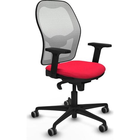 Piqueras y Crespo 2D036G0 Chaise de bureau rouge ergonomique (1/3)