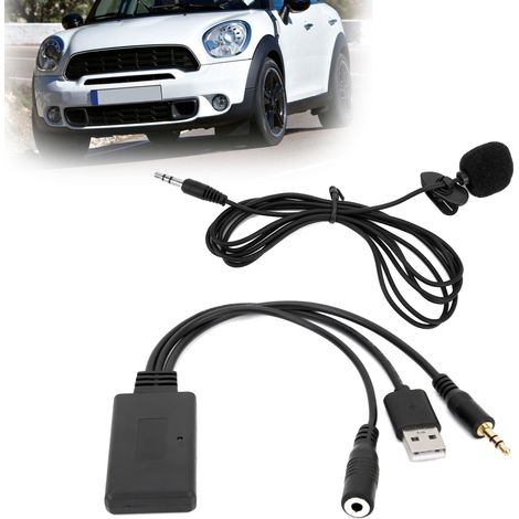 Accessoires auto Câble audio AUX Adaptateur microphone Bluetooth 5.0 pour BMW Z4 MINI Cooper E60 E63 E64 E66 E81 E82 E70 E90 (n° 47) (1/5)