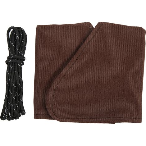 Tabouret de Camping Pliable en Tissu Résistant, Tabouret Triangle Portable pour Randonnée, Pique-nique et BBQ, Marron (1/5)