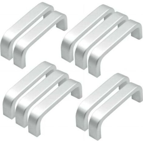 (64MM),10pcs Mini Aluminium Cuisine Armoire Porte Poignées Placard Tiroir Chambre Meubles Tirer (1/4)