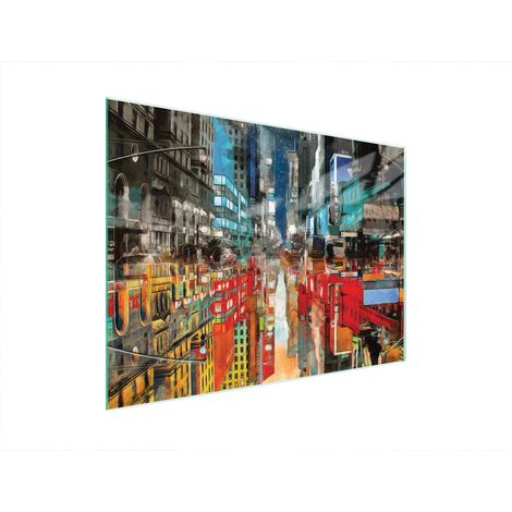 Glasschneidebrett 40x30 CITY (1/5)