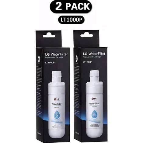 Set di 2 filtri (LT1000P) per frigorifero, filtro acqua per frigorifero.
