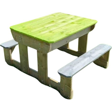 Tavolo da Pic Nic in Legno per Bambini da Giardino (1/3)