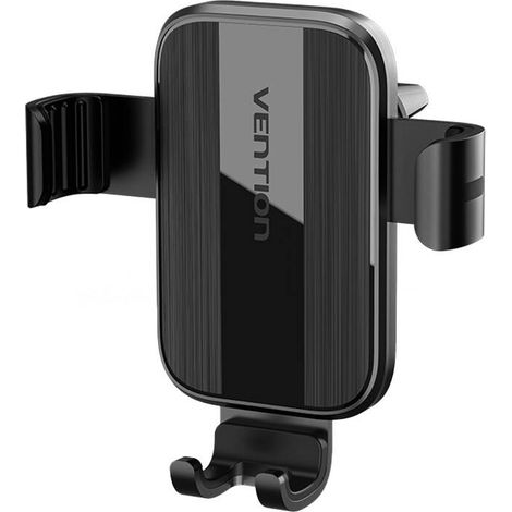 Vention Auto-Clamping Car Phone Mount With Duckbill Clip Black Square Fashion Type (1/4)