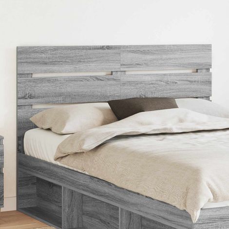 Kopfteil Graues Sonoma Holzwerkstoff