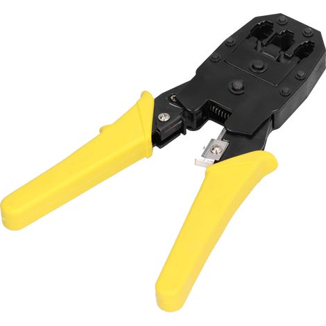 Pince à sertir multifonction pour câble réseau, outil de crimpage, coupe et dénudage de fils, pince professionnelle. (1/5)