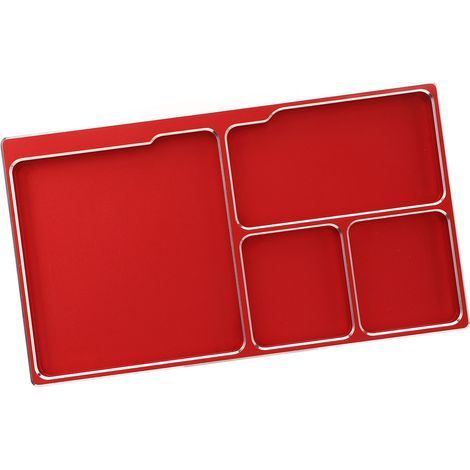 Plateau magnétique en aluminium pour vis de réparation RC, avec disque de rangement pour bricolage et activités extérieures. (1/5)