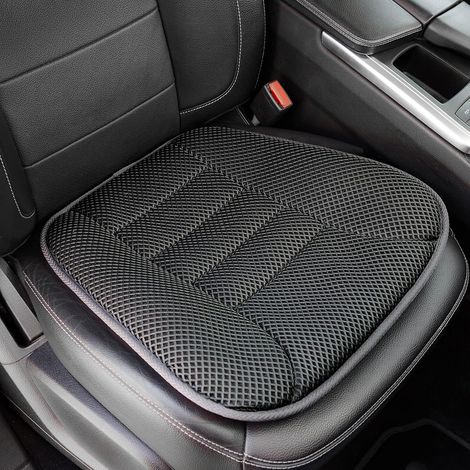 Cojín para asiento de coche, malla 3D transpirable, base antideslizante, cómodo protector (1/5)