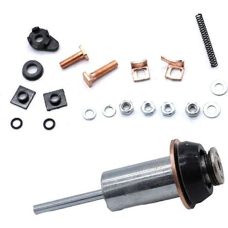 Starterkontakt-Reparatursatz für OSG 1,2 kW 1,4 kW, Ersatzteile 128000-7390 und 128000-8310, Satz Stößel und elektrische Kontakte.