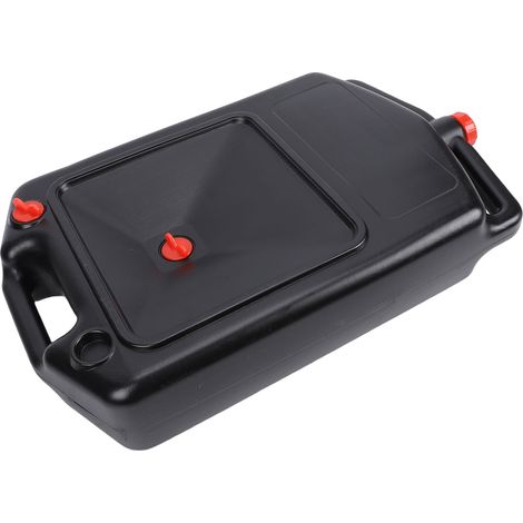 Récipient de vidange d'huile, capacité de 12l, bac automobile multifonctionnel à profil bas avec poignée pour vtt, camions, motos (1/5)