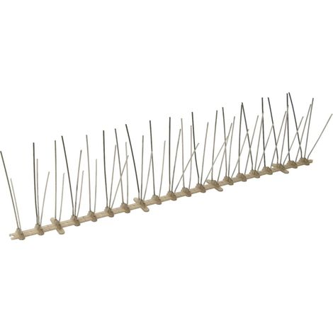 Ensemble de 6 pointes à 5 rangées contre oiseaux Plastique 3 m CFW699778 (1/5)