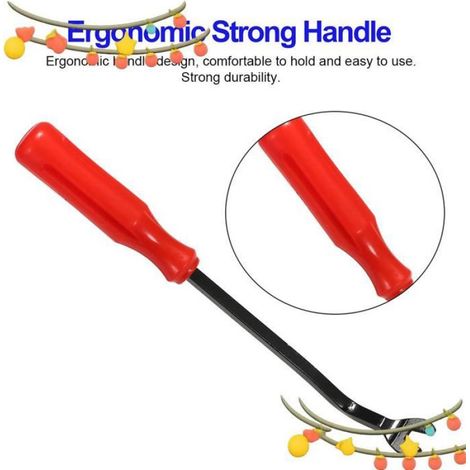 outil de clip de panneau de porte Outil de retrait de fixation Attache Remover Rivets Clip Pince moto interieur (1/5)