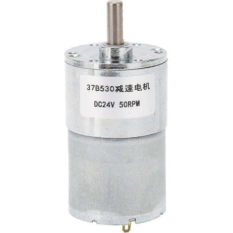 Getriebemotor-Untersetzungsgetriebe, Ausrüstung für industrielle Steuerungstechnik, 50 U/min, 24 V DC, 37B530 (1/5)