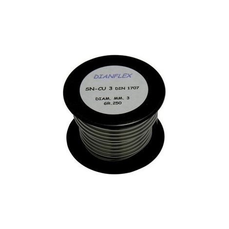 LEGA SALDANTE STAGNO RAME IN ROTOLO L-Sn Cu 3 - DIN 1707 Misura: gr. 250