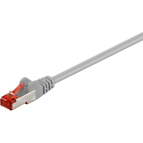 Goobay 50885 cable de red Gris 0,5 m Cat6 S/FTP (S-STP)