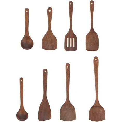 Hochwertiger Woktopf und Suppenlöffel, Woktopf und Suppenlöffel, Suppenlöffel (1/5)