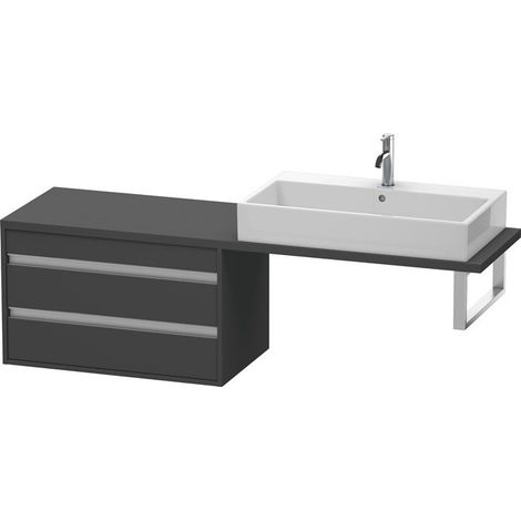 KETHO mobile console basso 480x800x480mm grafite opaco