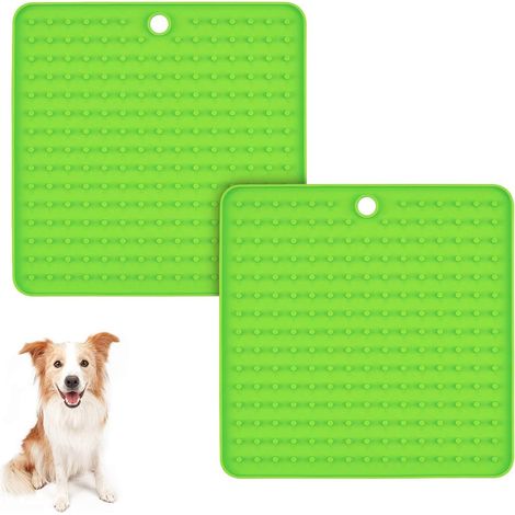 Tapis pour chien étanche en 2 pièces, parfait pour nourrir du yao (1/5)